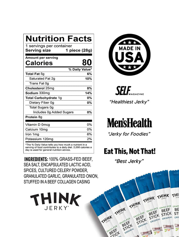 Think Original Stick Nutrition Label and Ingredients